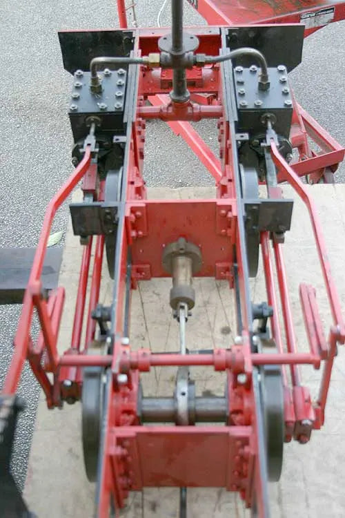 7 1/4 inch gauge 0-4-0 saddle tank, dismantled
