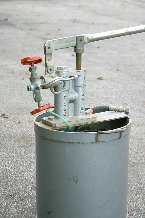 Boiler test pump