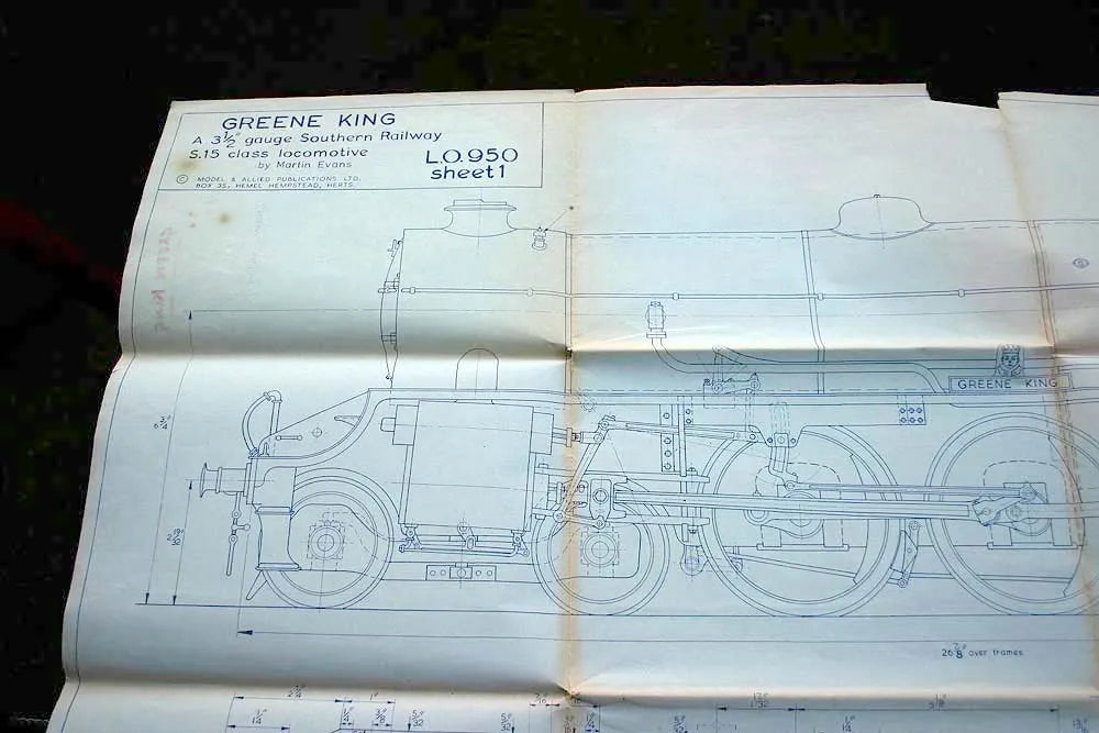 5 inch gauge King Arthur chassis and tender