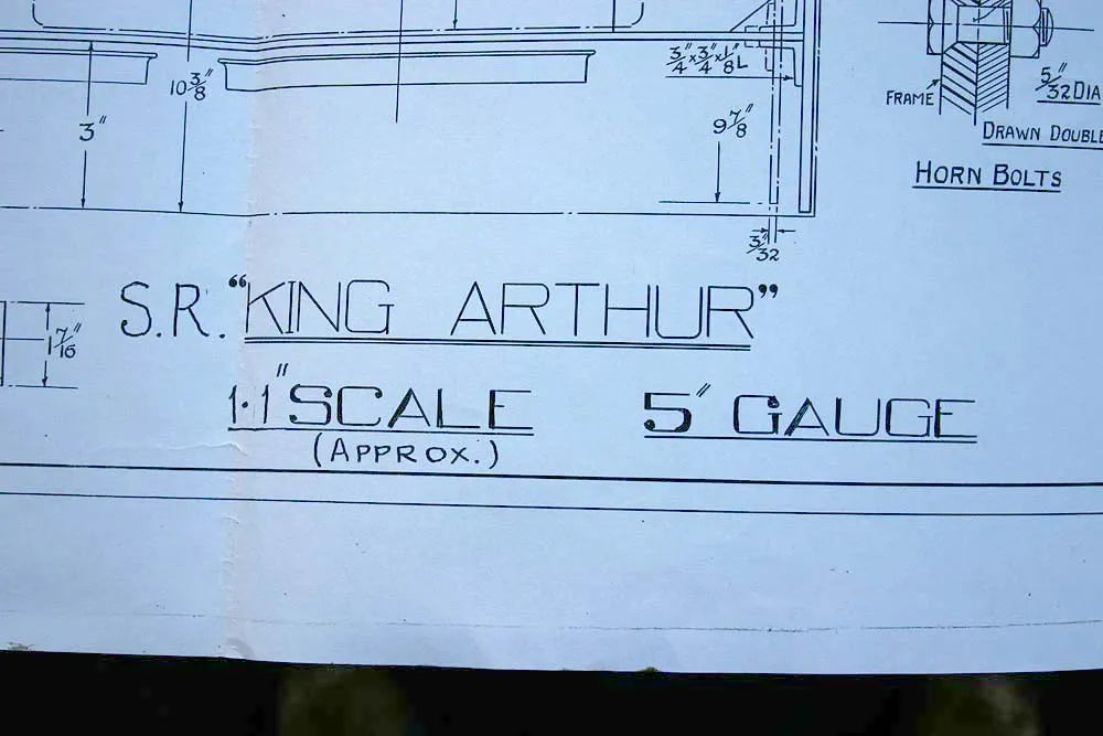 5 inch gauge King Arthur chassis and tender