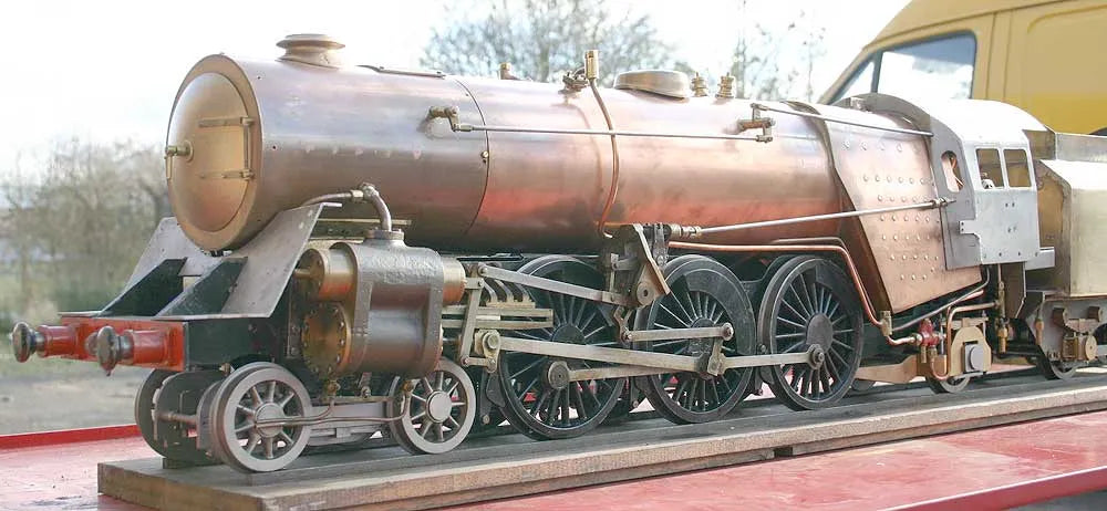 Part-built 3 1/2 inch gauge Britannia with boiler