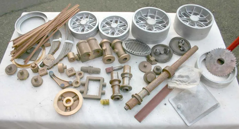 Part-built Clayton steam wagon