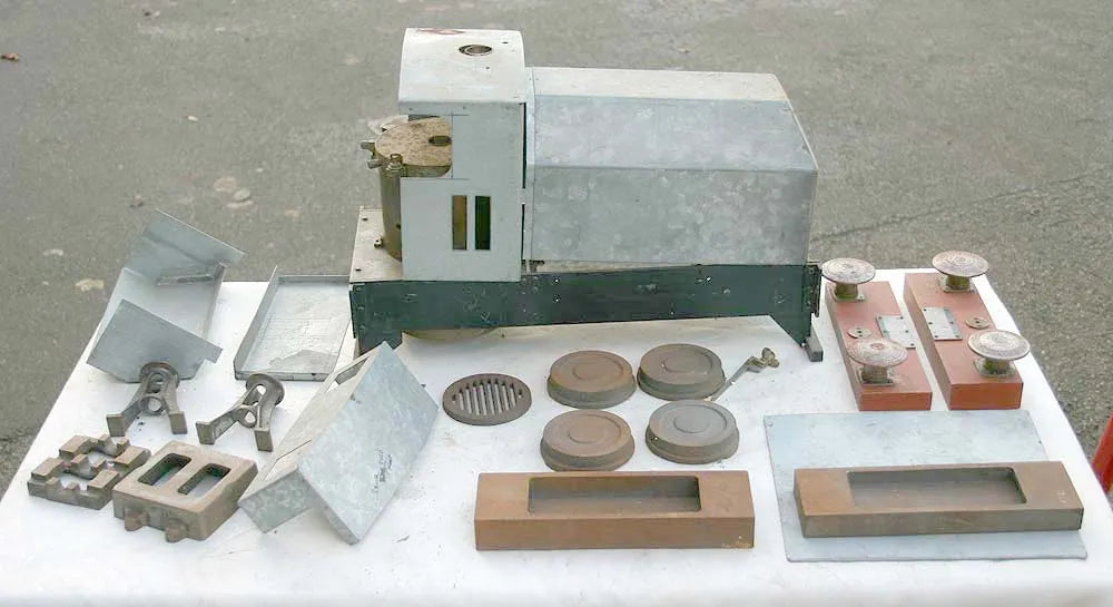 Part-built 5 inch gauge Sentinel locomotive