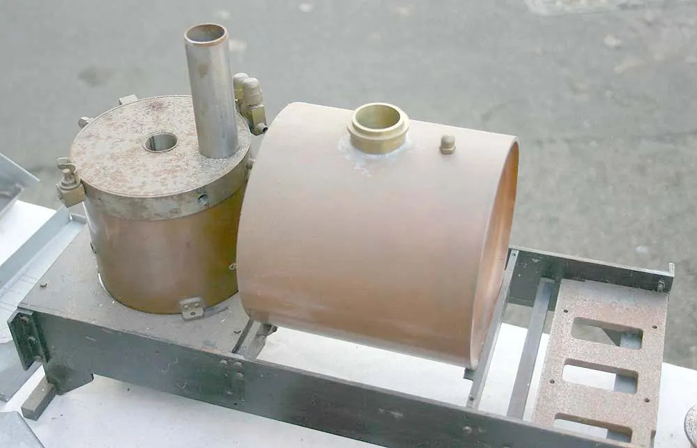 Part-built 5 inch gauge Sentinel locomotive