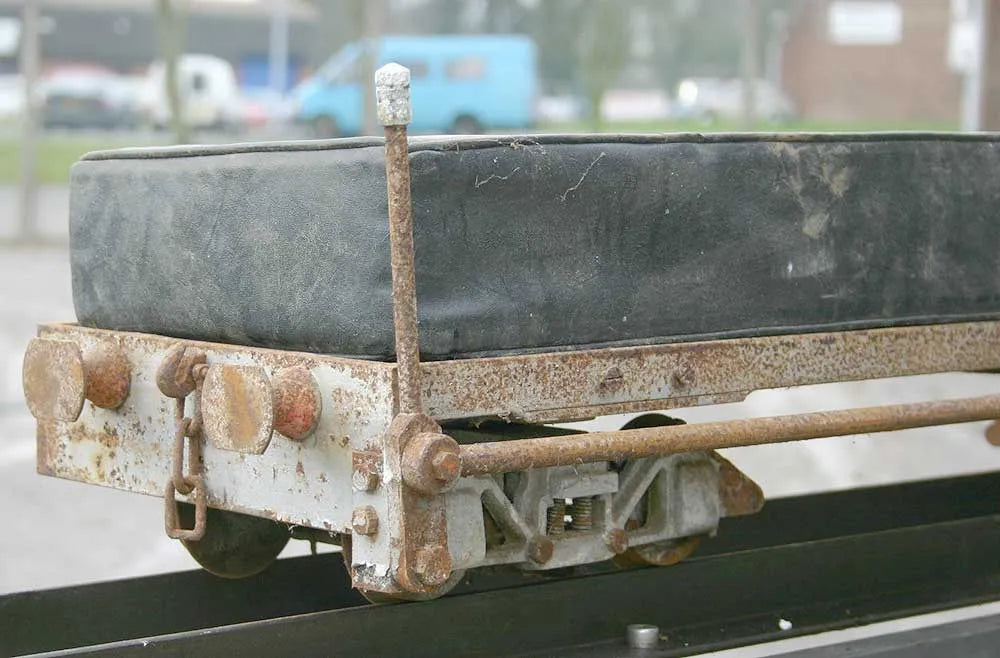 5 inch gauge hydraulic braked bogie truck with cushion