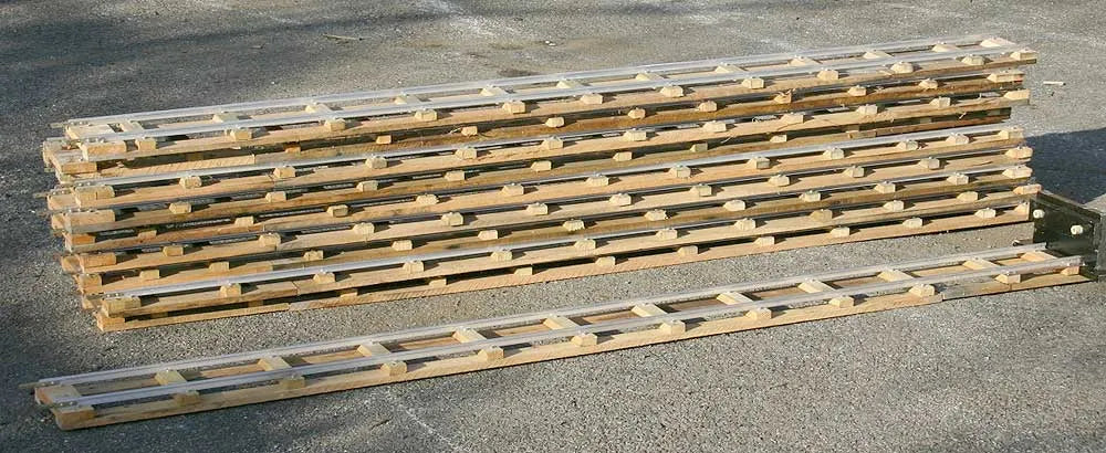 80 feet portable 5 inch gauge track