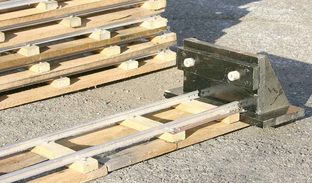 80 feet portable 5 inch gauge track