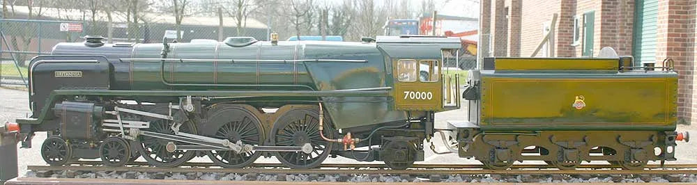 3 1/2 inch gauge Britannia