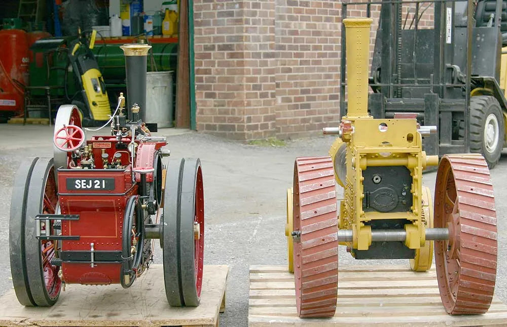 3 inch scale part-built Fowler agricultural