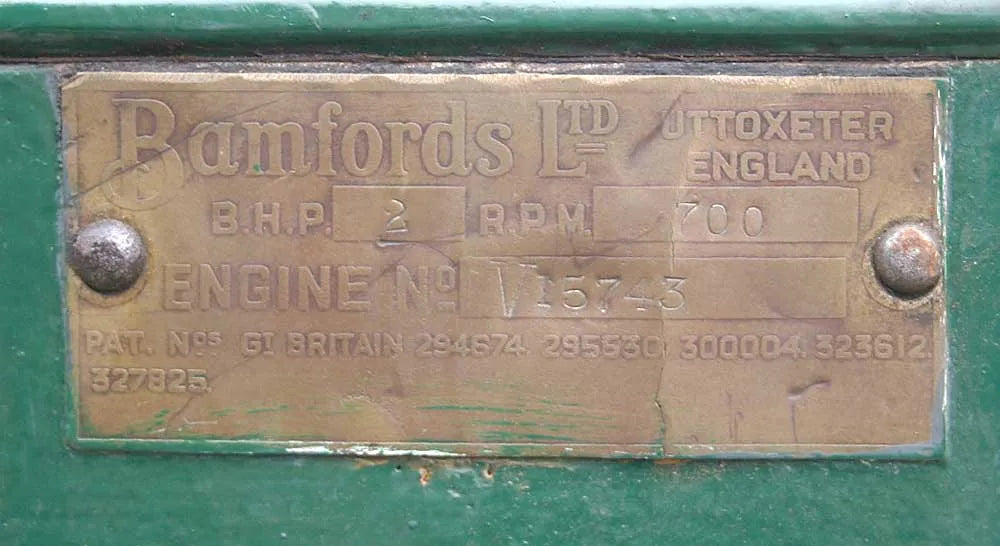 Bamfords 2hp engine