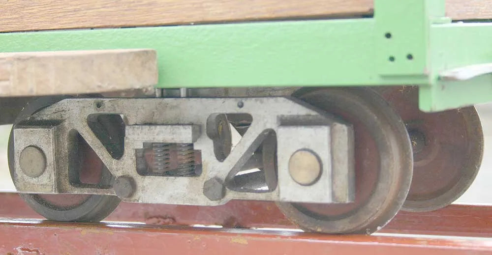5 inch gauge braked bogie driving car