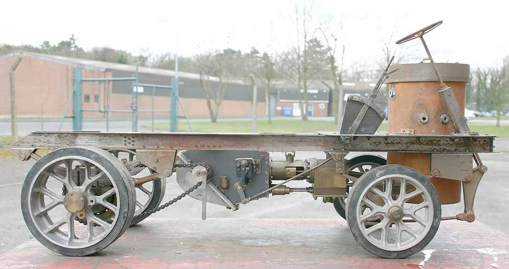 Part-built 2 inch Clayton undertype steam wagon