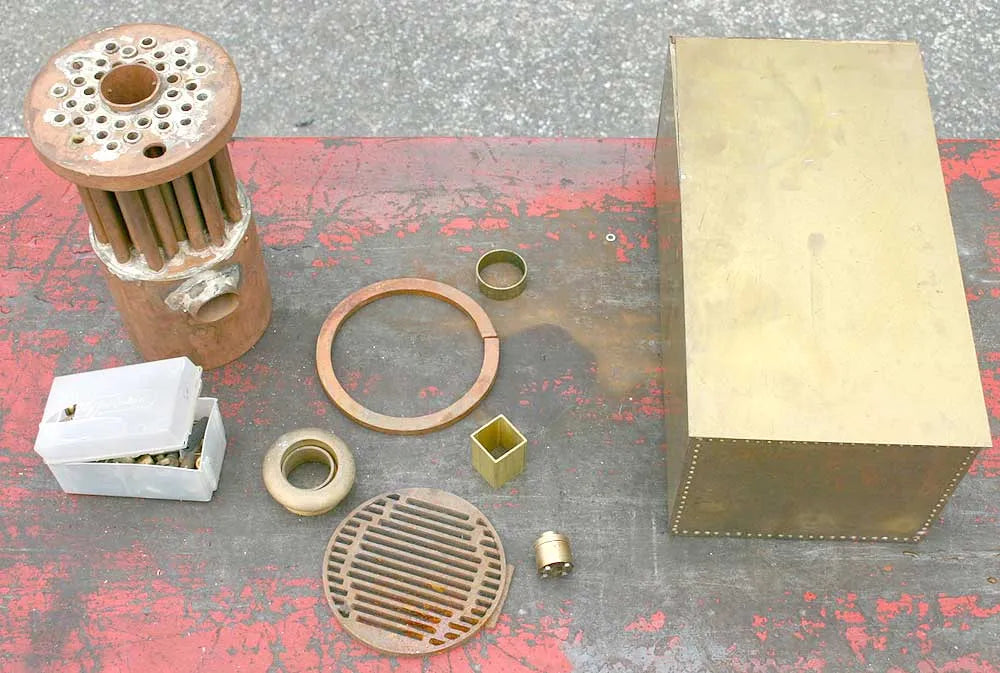 Part-built 2 inch Clayton undertype steam wagon