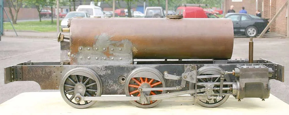 5 inch gauge Simplex chassis with boiler