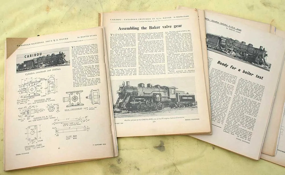 3 1/2 inch gauge Caribou chassis