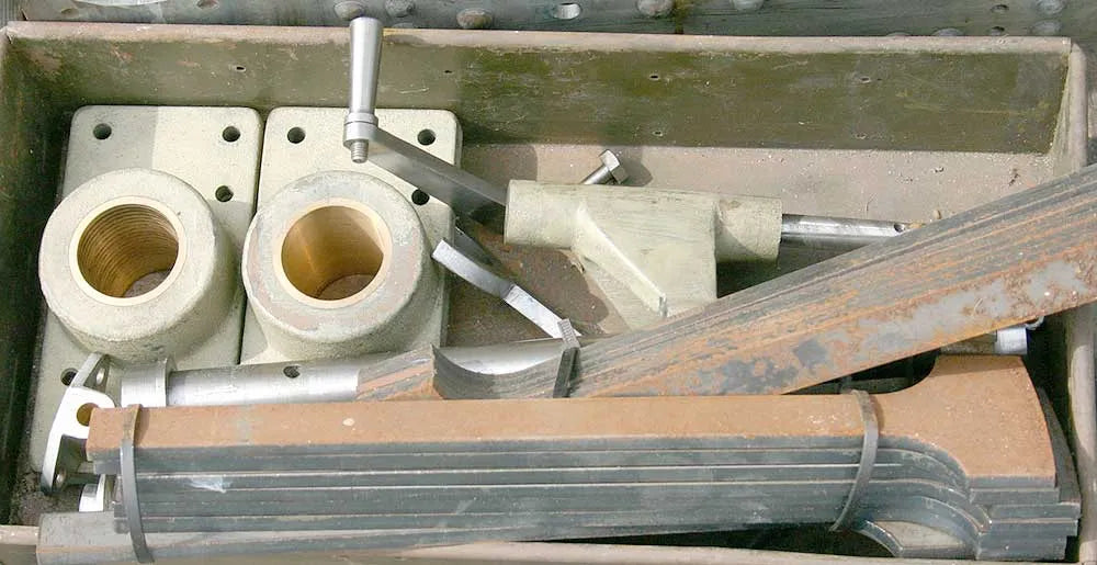 part-built 4 inch scale Foster