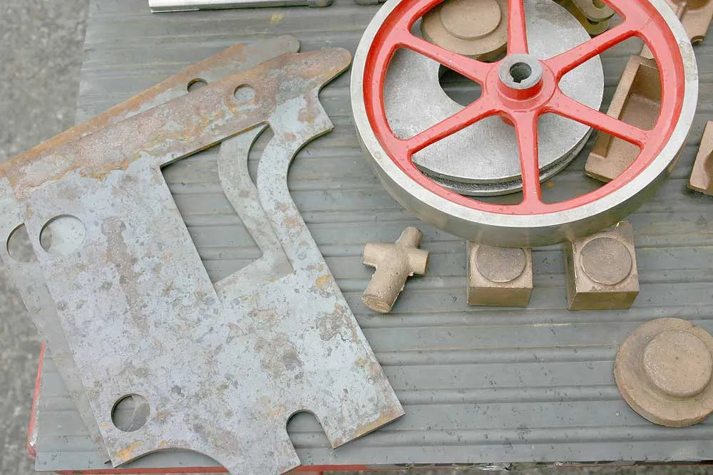2 inch scale part-built Durham & North Yorkshire traction engine