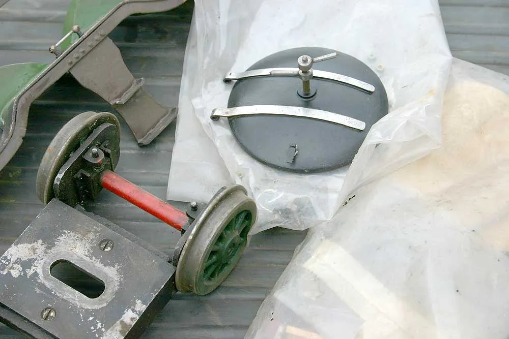 Dismantled 3 1/2 inch gauge Maisie