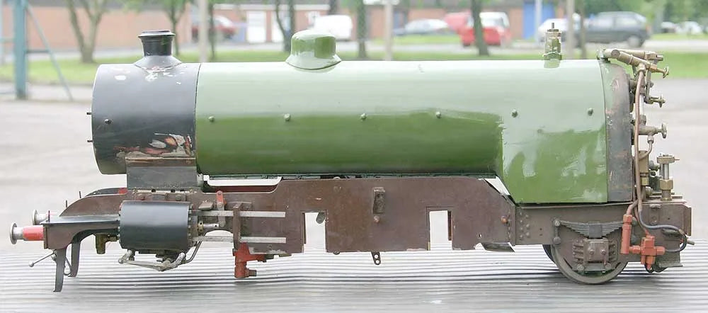 Dismantled 3 1/2 inch gauge Maisie