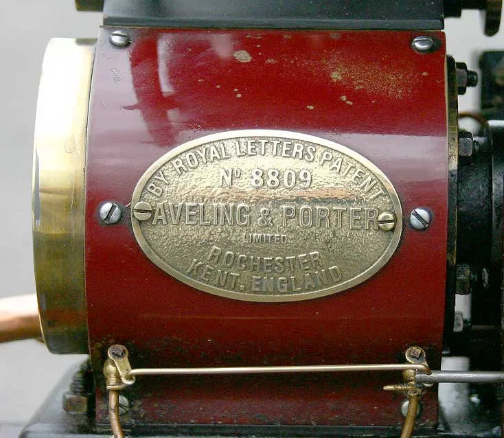 3 inch scale Aveling tractor