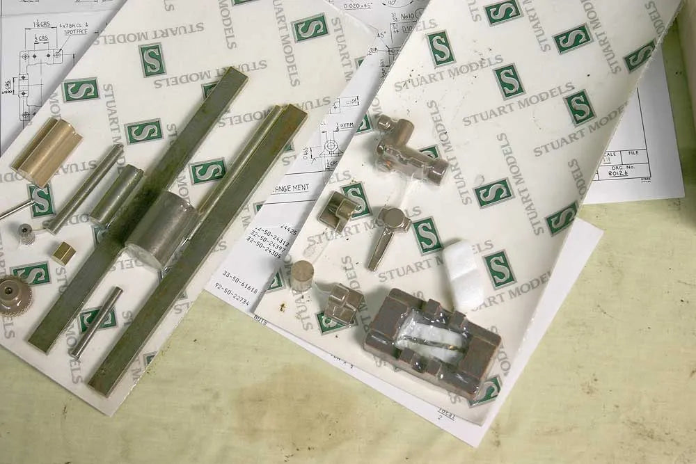Set Stuart 10V feed pump castings