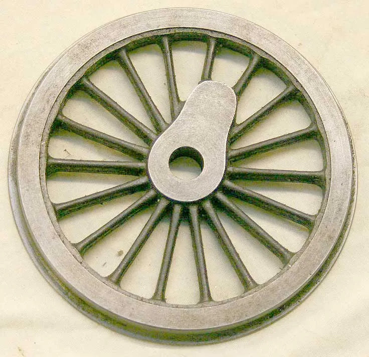 6 machined driving wheels