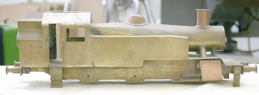 Brass locomotive body
