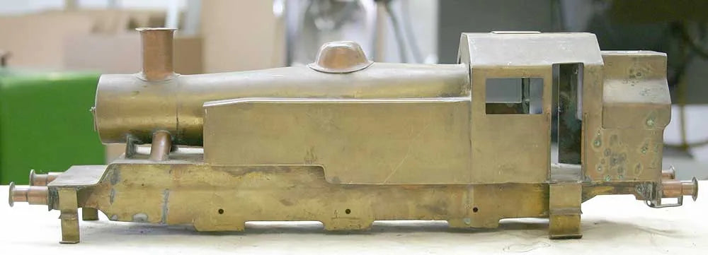 Brass locomotive body