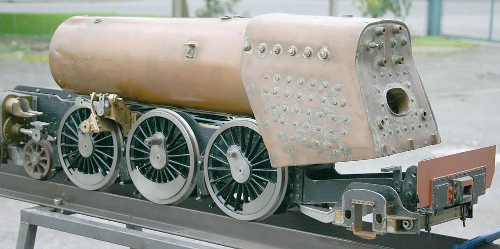 5 inch gauge part-built Britannia with complete tender