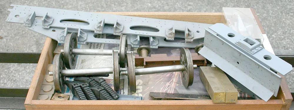 5 inch gauge part-built Britannia