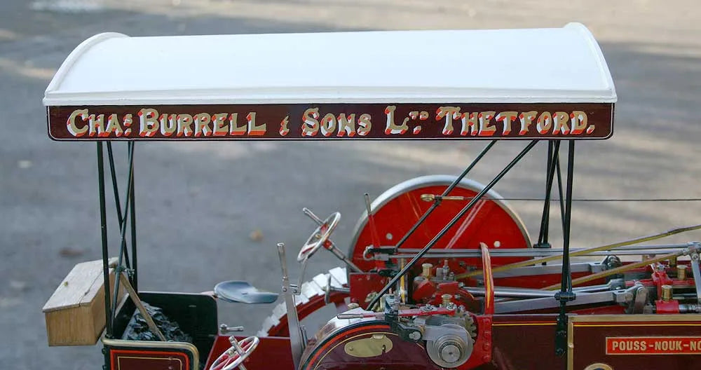 2 inch scale Burrell Gold Medal tractor