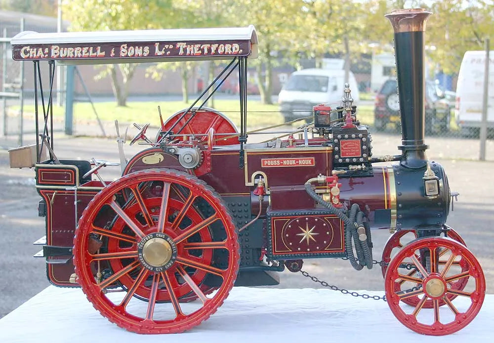 2 inch scale Burrell Gold Medal tractor