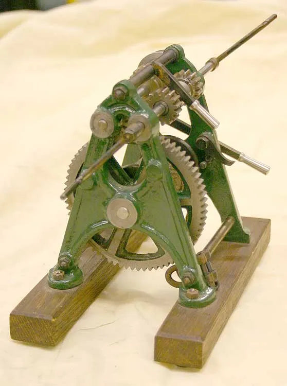 Model hand winch
