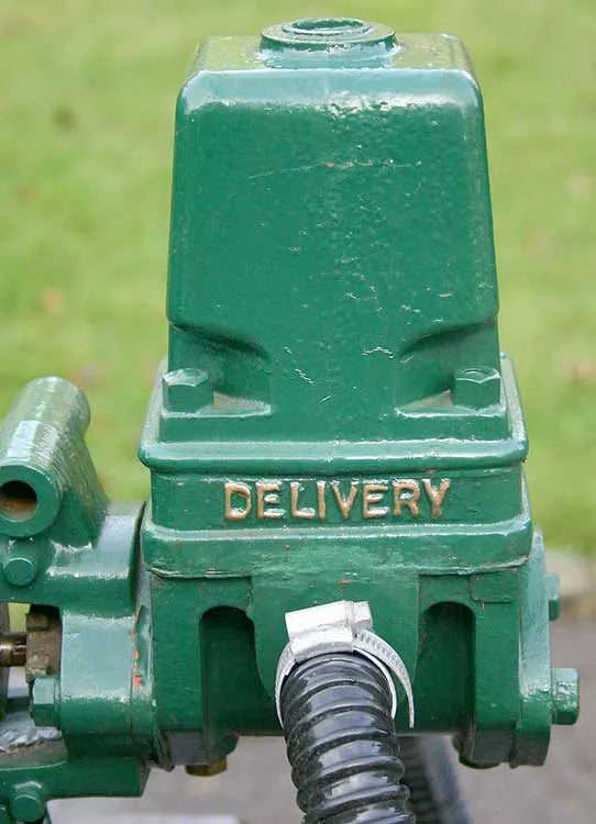 Wolseley 1 1/2 hp hopper cooled engine with Stuart pump