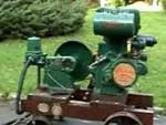 Wolseley 1 1/2 hp hopper cooled engine with Stuart pump