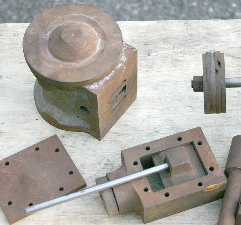 Part-built Westbury Trojan engine