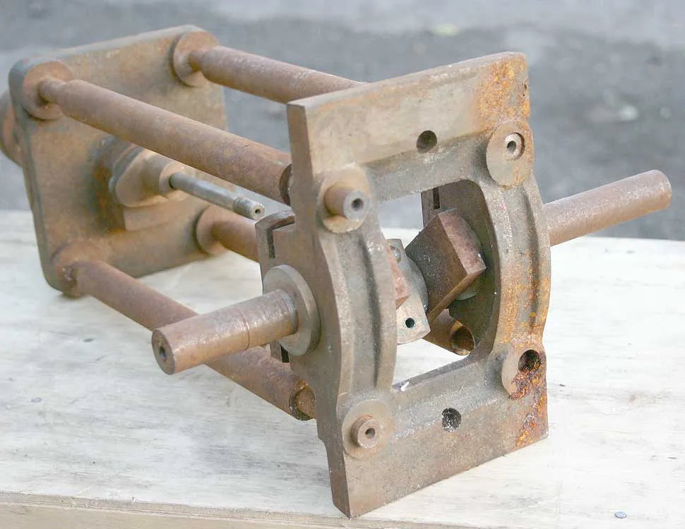 Part-built Westbury Trojan engine