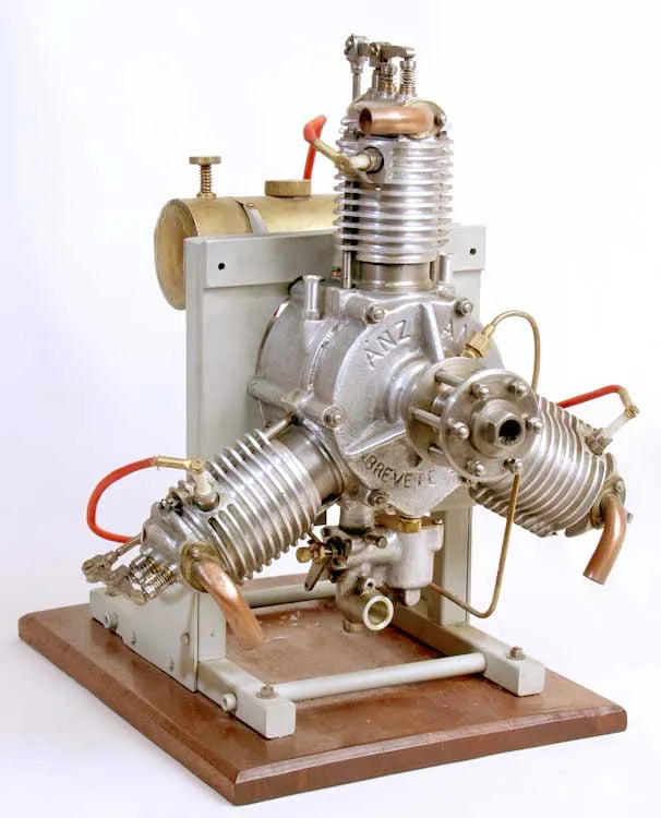 Anzani three cylinder engine