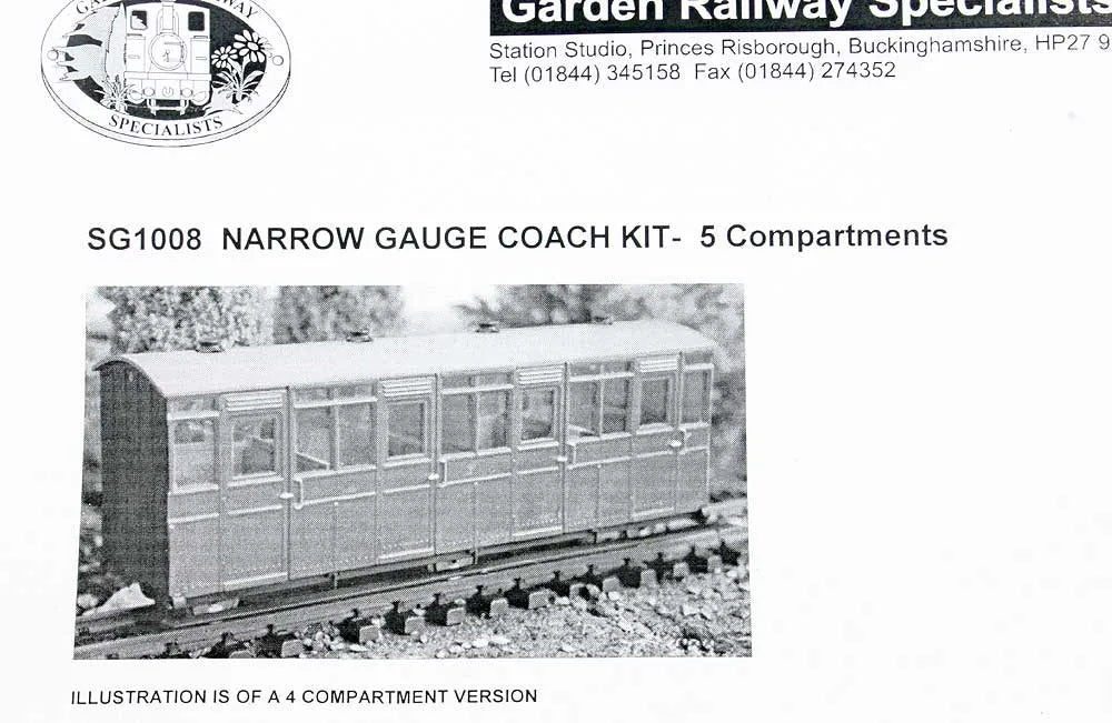 Pair L&B 45mm gauge coach kits
