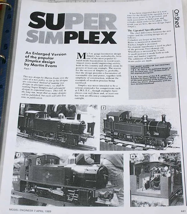 5 inch gauge Super Simplex
