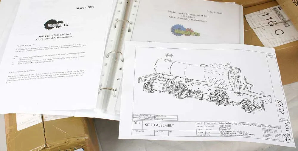 5 inch gauge ModelWorks GWR Prairie