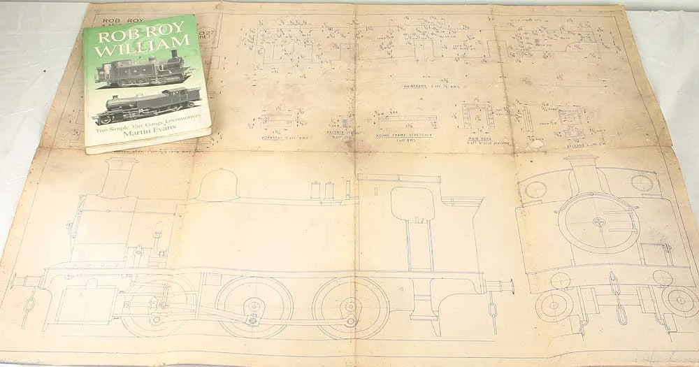 Part-built 3 1/2 inch gauge Rob Roy with Ellis boiler