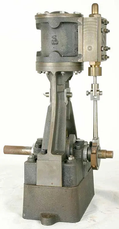 Part-built Stuart 5A, missing flywheel