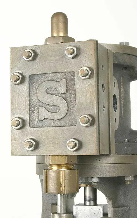 Part-built Stuart 5A, missing flywheel