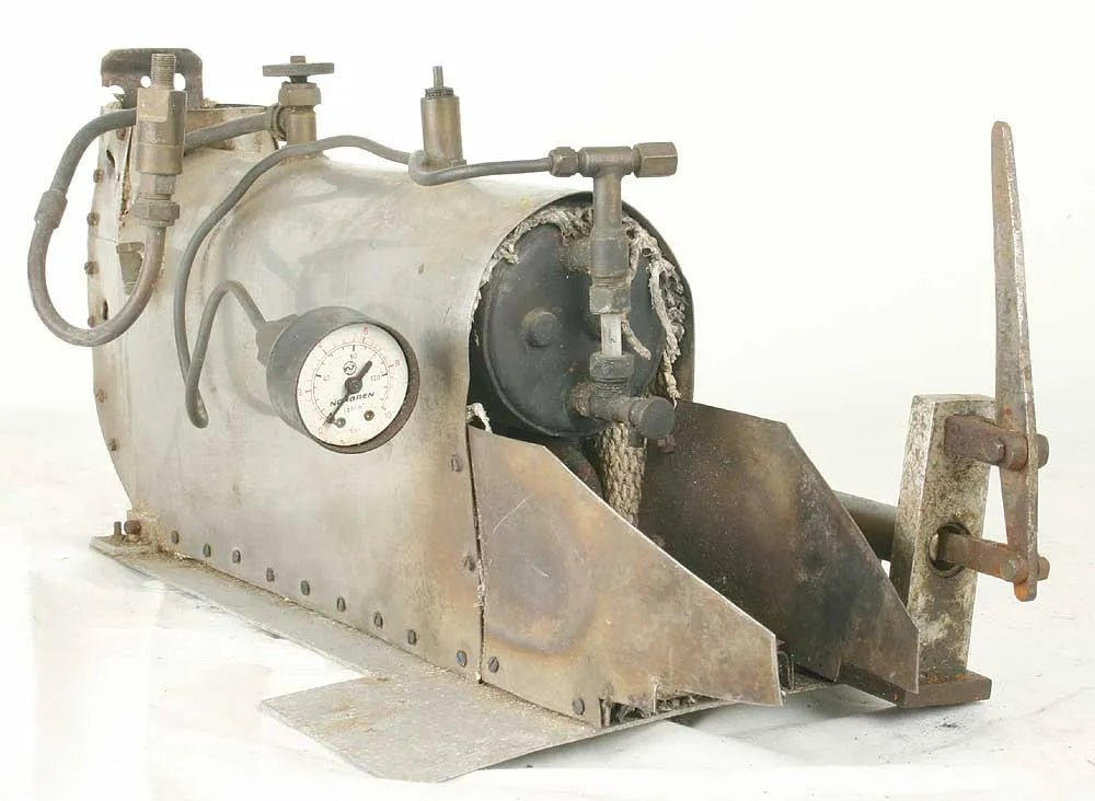Marine boiler with hand pump
