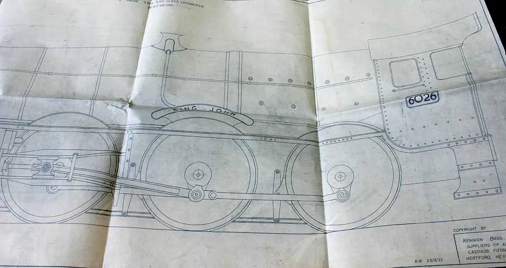 5 inch gauge GWR King castings