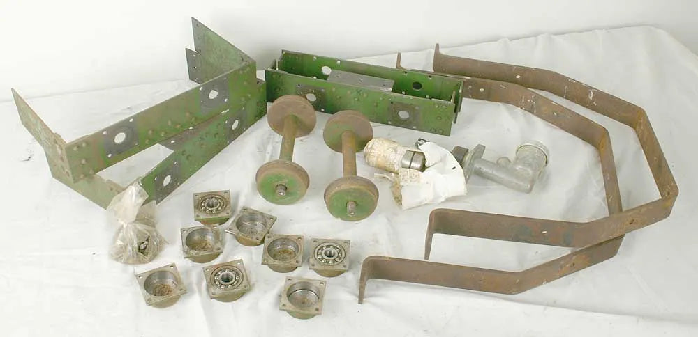 Dismantled driving car