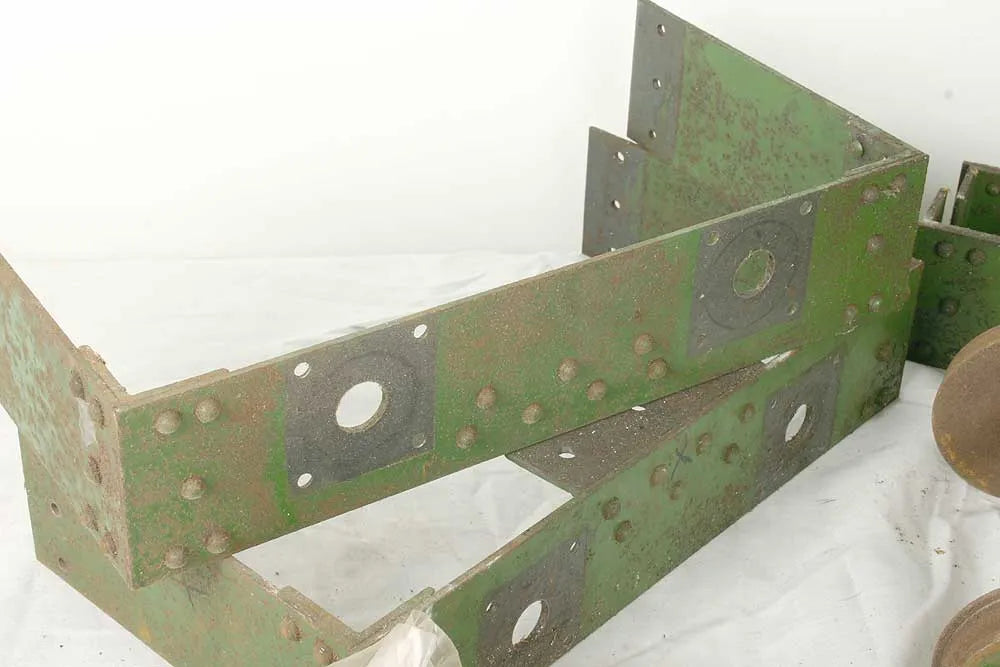 Dismantled driving car