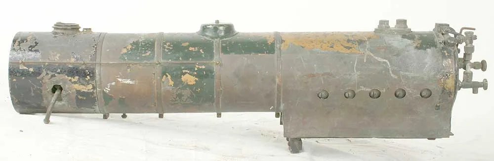Old locomotive boiler