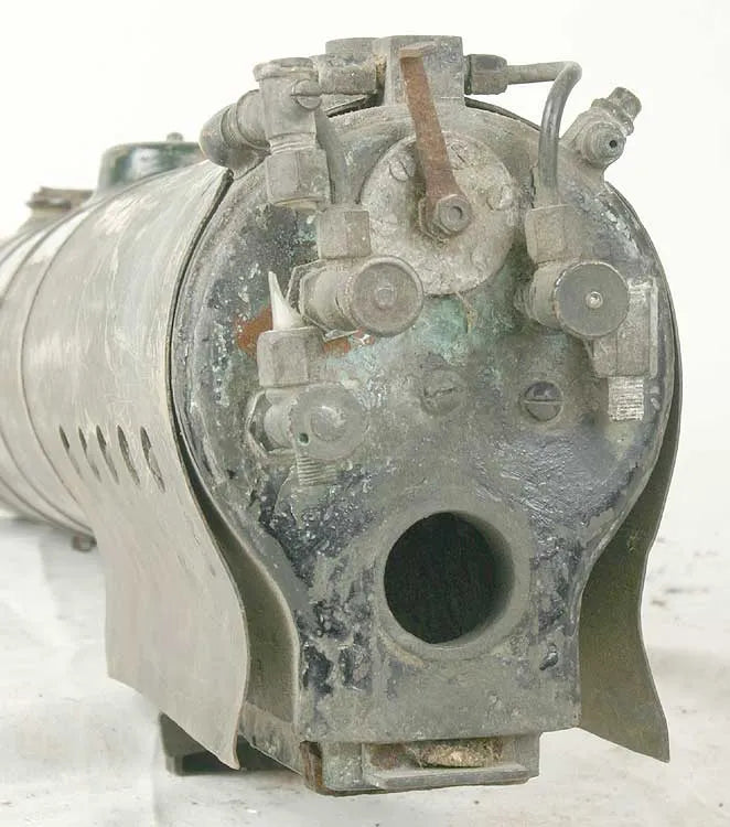 Old locomotive boiler